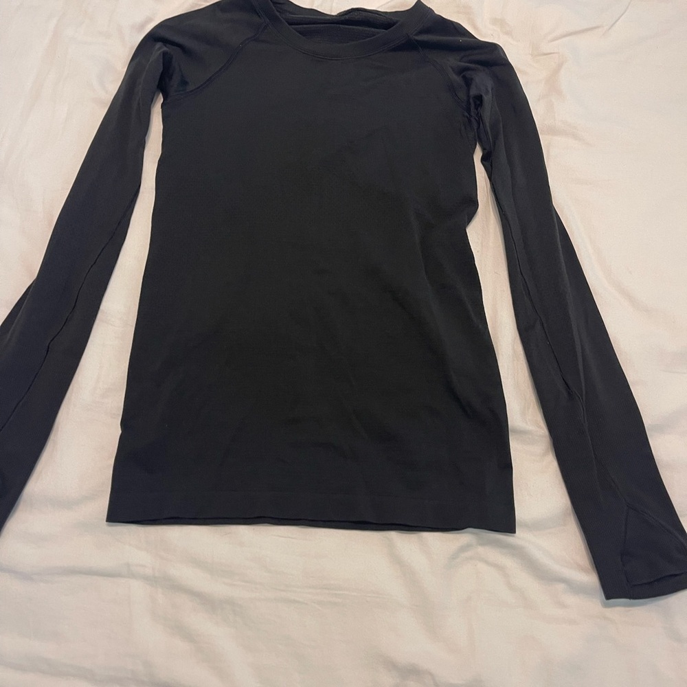 lululemon athletica Jet Black Long Sleeve Top